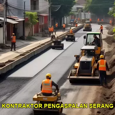 kontraktor pengaspalan serang